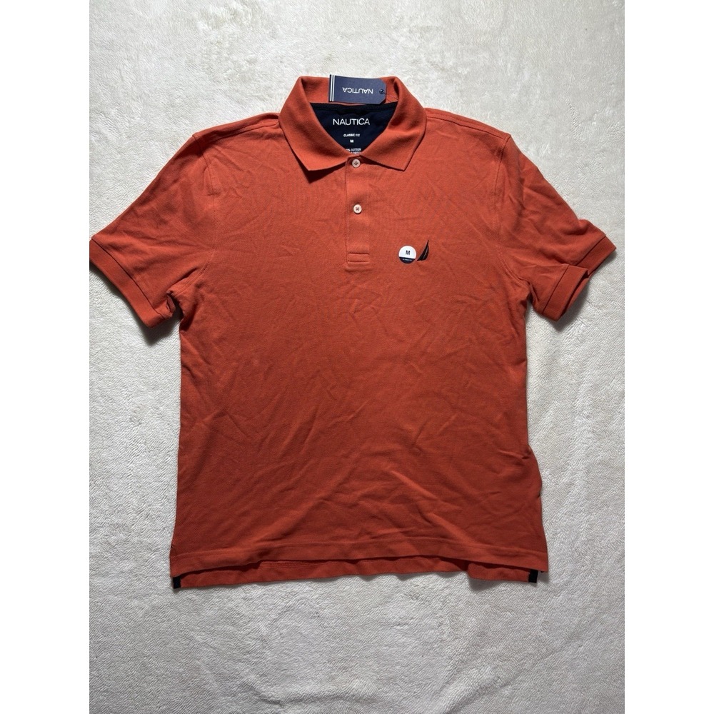 NEW Nautica Polo Shirt Short Sleeve Size Medium NWT